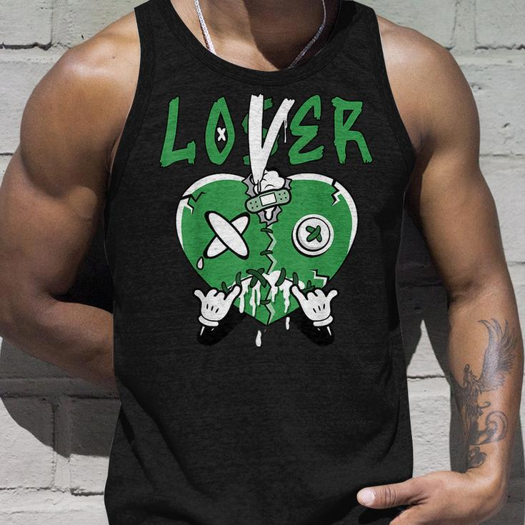 Loser Lover Drip Heart Lucky Green 1S Matching Tank Top Gifts for Him
