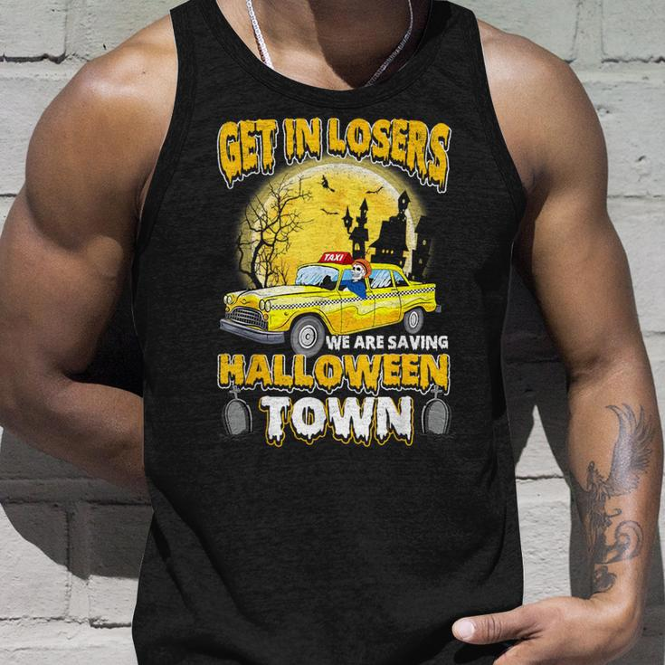 Get In Losers We Are Saving Halloween Town Nightmare Tank Top Gifts for Him