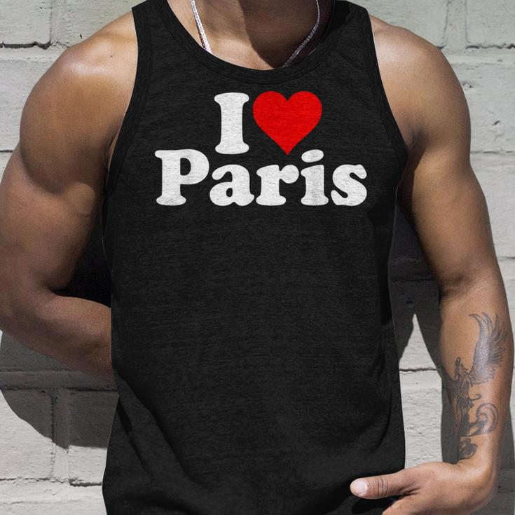 I Love Heart Paris France Tank Top Gifts for Him