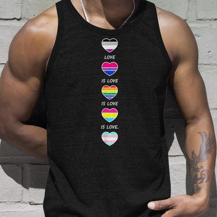 Love Is Love Pride Lgbtq Lgbt Gay Asexual Bi Pansexual Trans Tank Top Gifts for Him