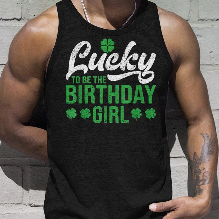 Lucky To Be The Birthday Girl St Patricks Day Irish Cute Gift For Women Unisex Tank Top Gifts for Him