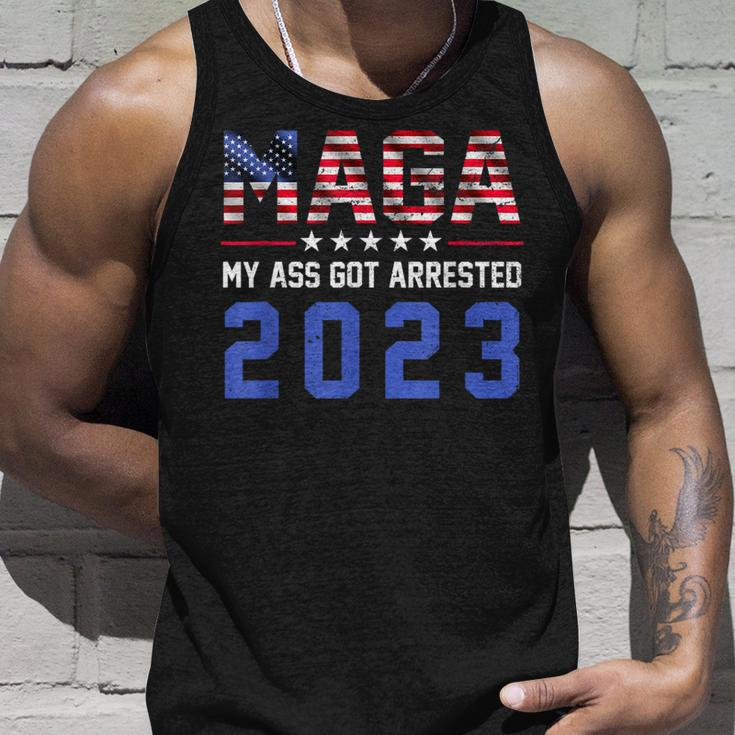 Maga My Ass Got Arrested 2023Trump For PrisonTrump Support Tank Top Gifts for Him