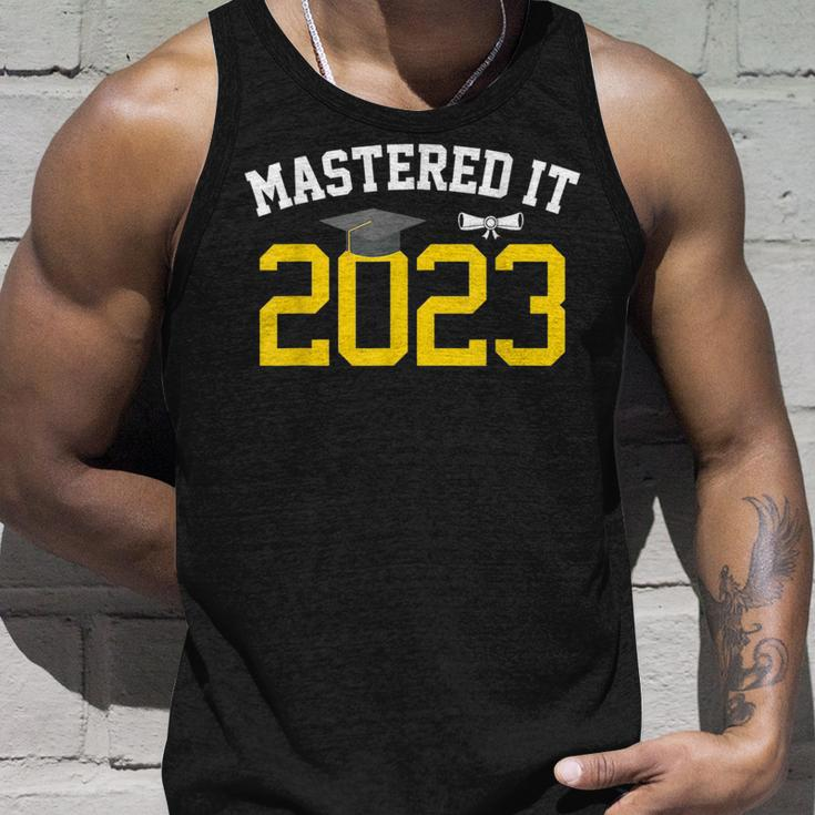 Mastered It 2023 Master Degree Graduation Gifts 2023 Unisex Tank Top Gifts for Him