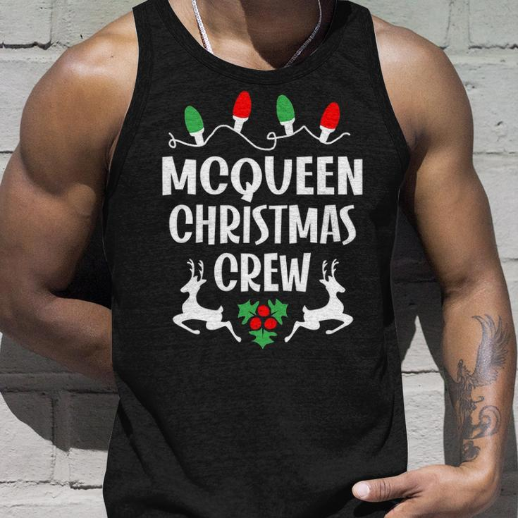 Mcqueen Name Gift Christmas Crew Mcqueen Unisex Tank Top Gifts for Him