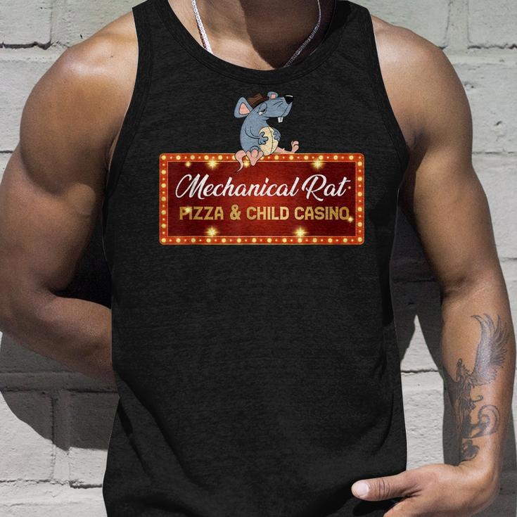 Mechanical Rat Pizza And Child Casino Unisex Tank Top Gifts for Him