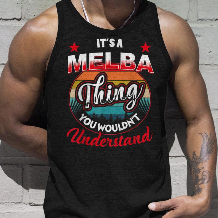 Melba Retro Name Its A Melba Thing Unisex Tank Top Gifts for Him