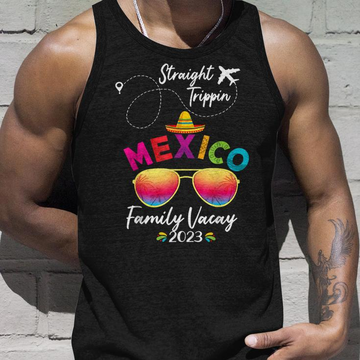 Mexico Family Vacation Cancun 2023 Straight Trippin Unisex Tank Top Gifts for Him