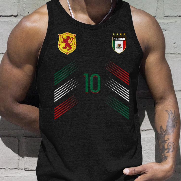 Mexico Soccer Fans Jersey Mexican Flag Football Lovers Unisex Tank Top Gifts for Him