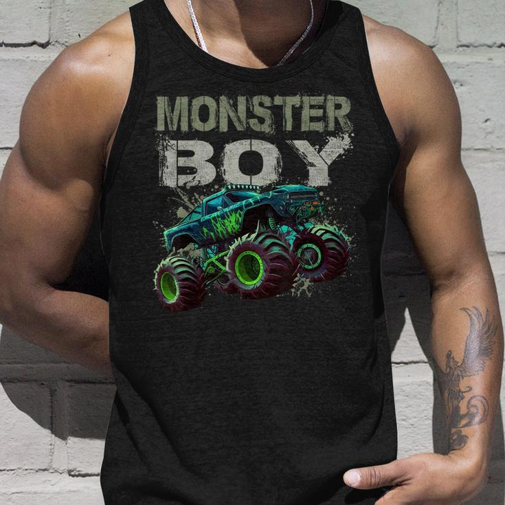 Monster Truck Boy Family Matching Monster Truck Lovers Tank Top Gifts for Him