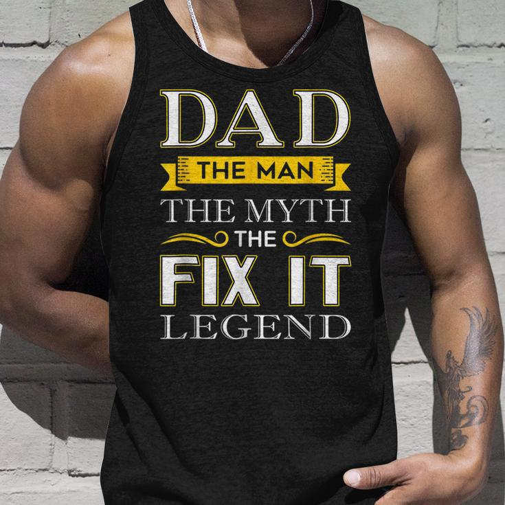 Mr Fix It Dad Gifts Fathers Day Handy Man Gift For Mens Unisex Tank Top Gifts for Him
