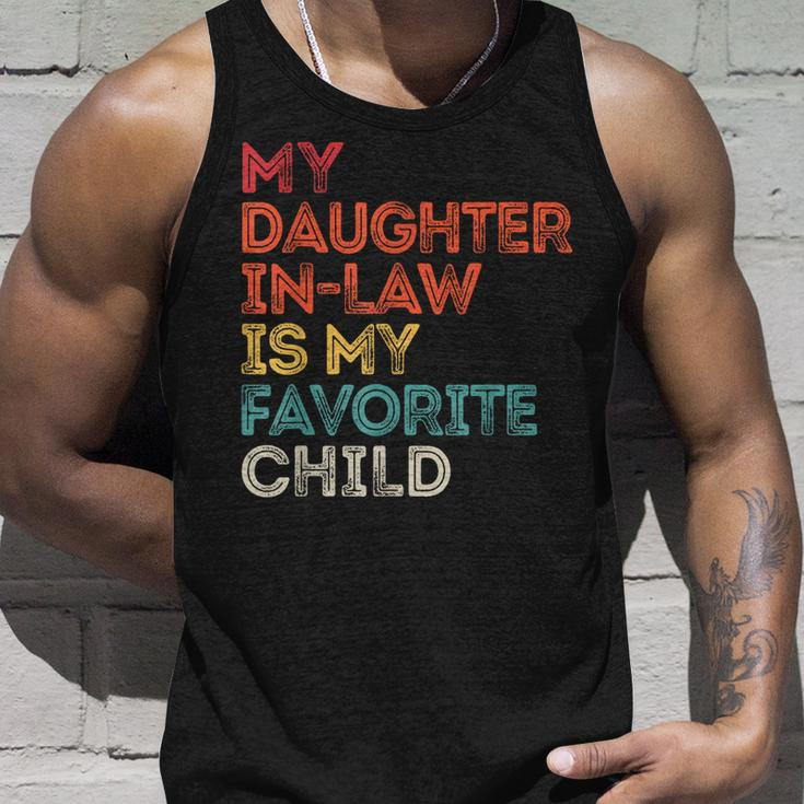 My Daughter Inlaw Is My Favorite Child Vintage Retro Father Unisex Tank Top Gifts for Him
