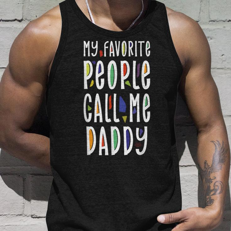 My Favorite People Call Me Papa For Grandpa Fathers Unisex Tank Top Gifts for Him