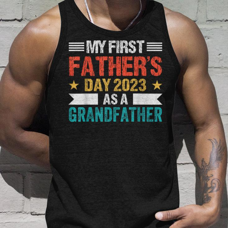 My First Fathers Day As A Grandfather 2023 Fathers Day Unisex Tank Top Gifts for Him