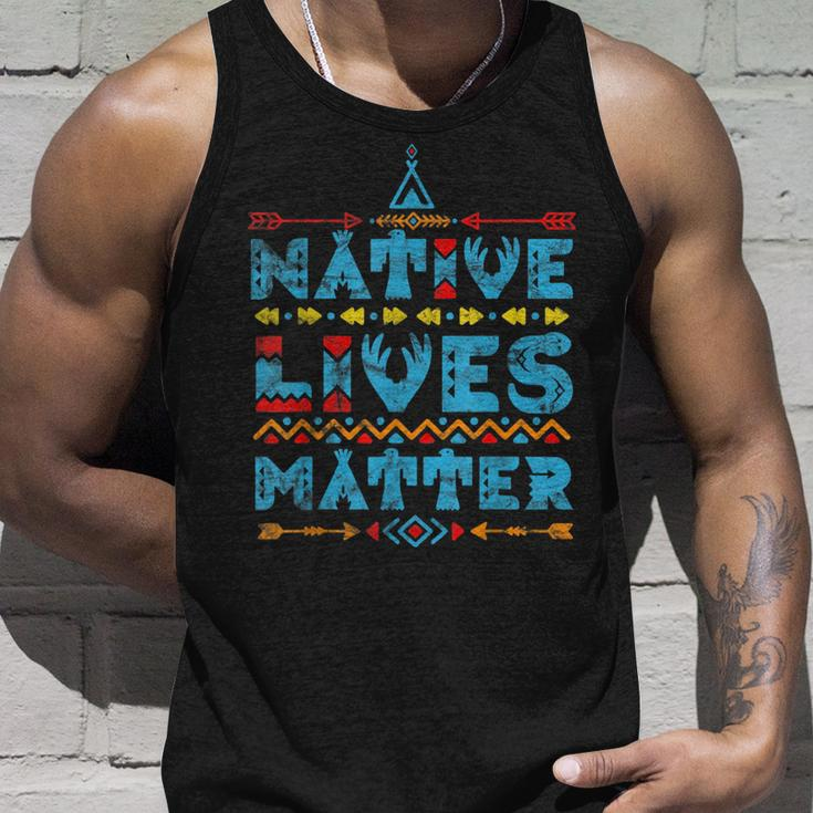 Native American Lives Matter Indian Pride Gift Unisex Tank Top Gifts for Him