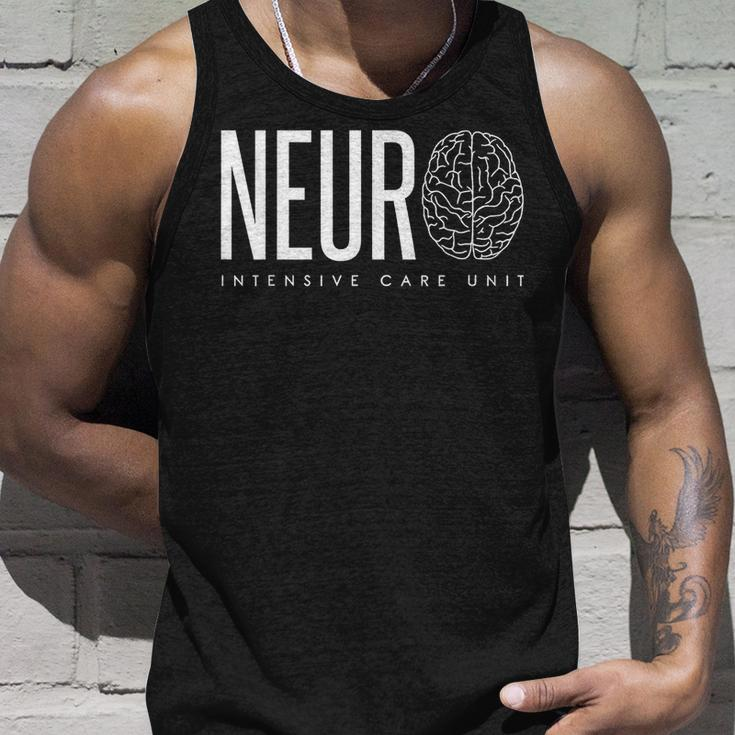 Neuro Icu Intensive Care Unit Tech Neuro Icu Team Neuro Nurs Tank Top Gifts for Him