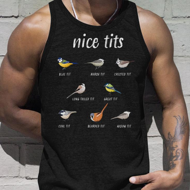 Nice-Tits Bird Watching Birder Men Dad For Dad Tank Top Gifts for Him
