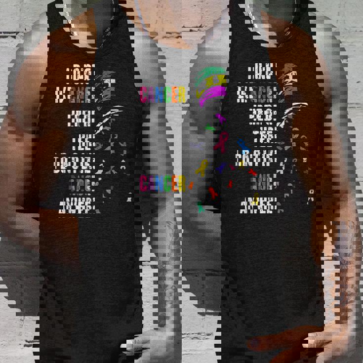 I Do Not Like Cancer Here Or There I Do Not Like Cancer Tank Top Gifts for Him