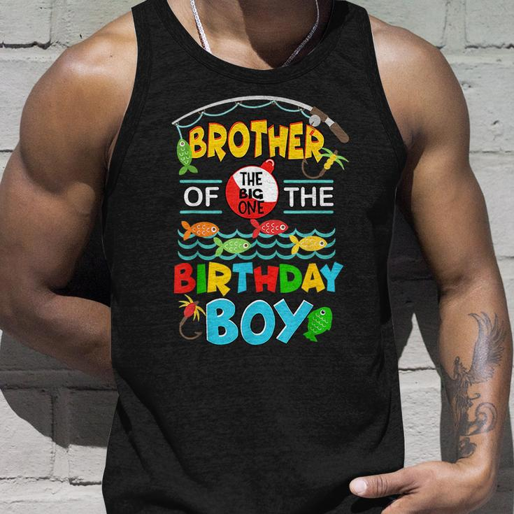 O Fish Ally One Birthday Outfit Brother Of The Birthday Boy Tank Top Gifts for Him