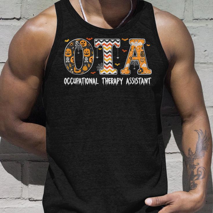 Occupational Therapy Halloween Ot Therapist Assistant Tank Top Gifts for Him