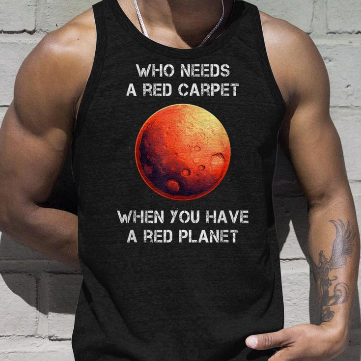 Occupy Mars Space Explorer Astronomy Red Planet Funny Unisex Tank Top Gifts for Him