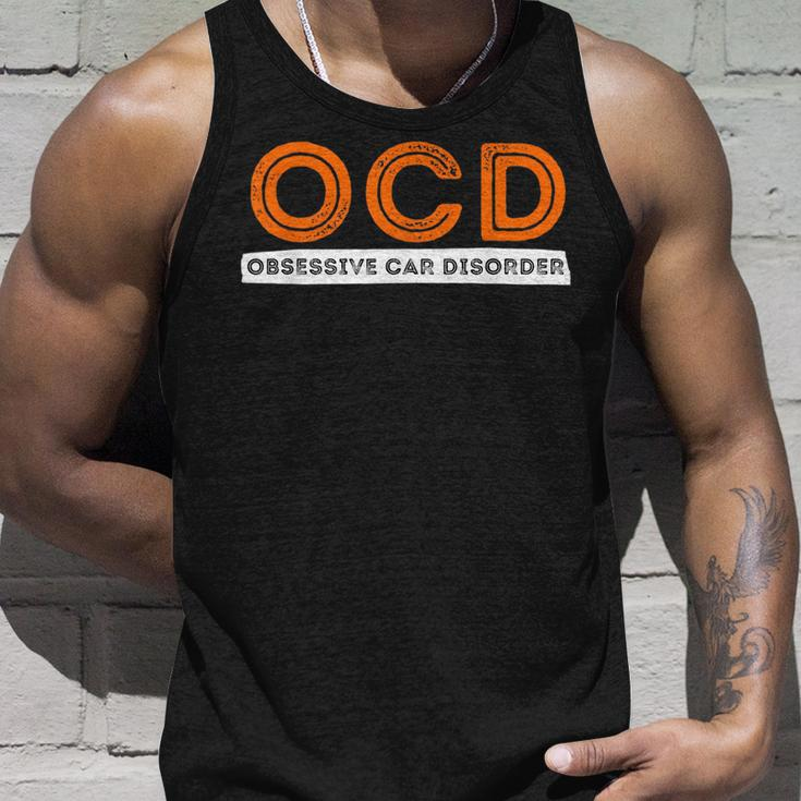 Ocd Obsessive Car Disorder Funny Car Lover Gift Unisex Tank Top Gifts for Him
