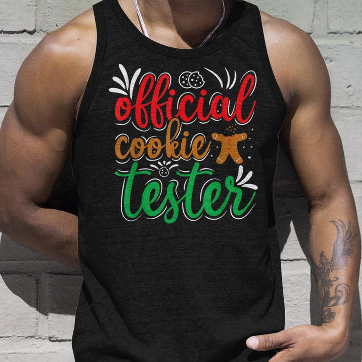 Official Cookie Tester Ugly Christmas Sweater Christmas Tank Top Gifts for Him
