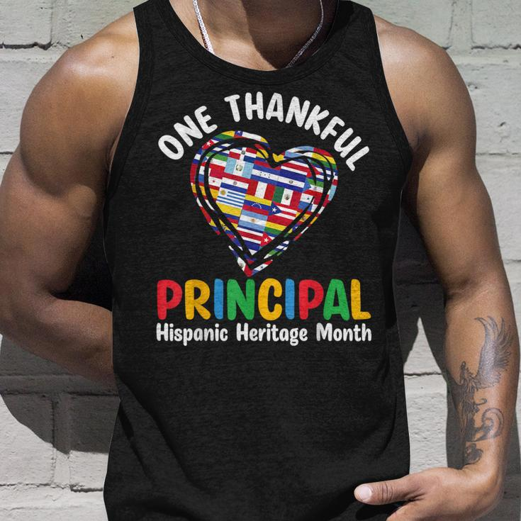 One Thankful Principal Hispanic Heritage Month Countries Tank Top Gifts for Him