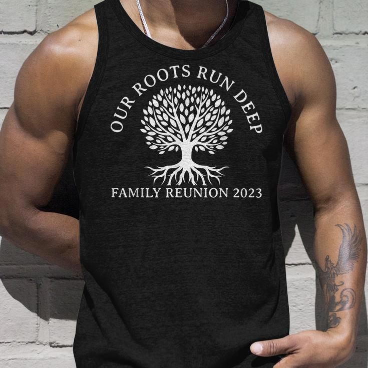 Our Roots Run Deep Family Reunion 2023 Annual Get-Together Unisex Tank Top Gifts for Him