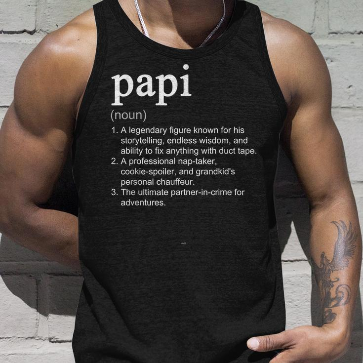Papi Definition Funny Cool Unisex Tank Top Gifts for Him