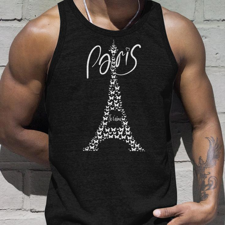 Paris Eiffel Tower Vacation French Souvenir Love In Paris Tank Top Gifts for Him