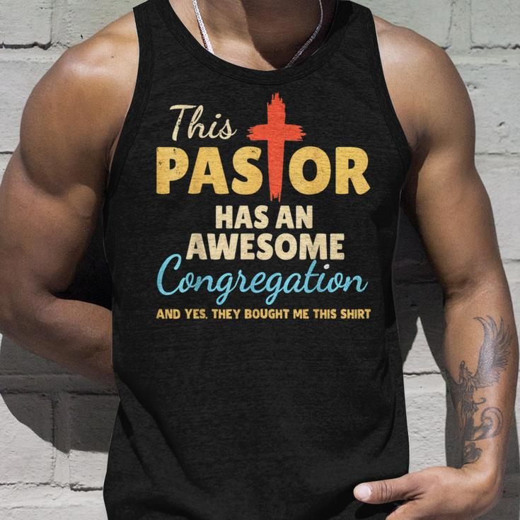 This Pastor Has An Awesome Congregation Preacher Tank Top Gifts for Him
