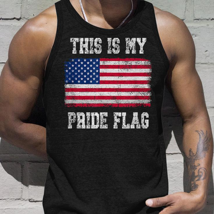 Patriotic American This Is My Pride Flag Usa Patriotic Tank Top Gifts for Him