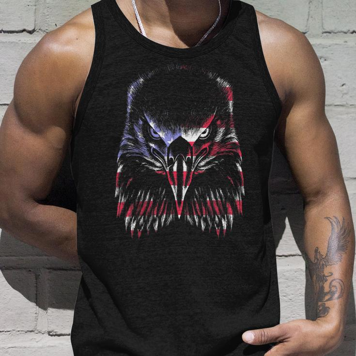 Patriotic Eagle 4Th Of July Us American Flag Usa Unisex Tank Top Gifts for Him