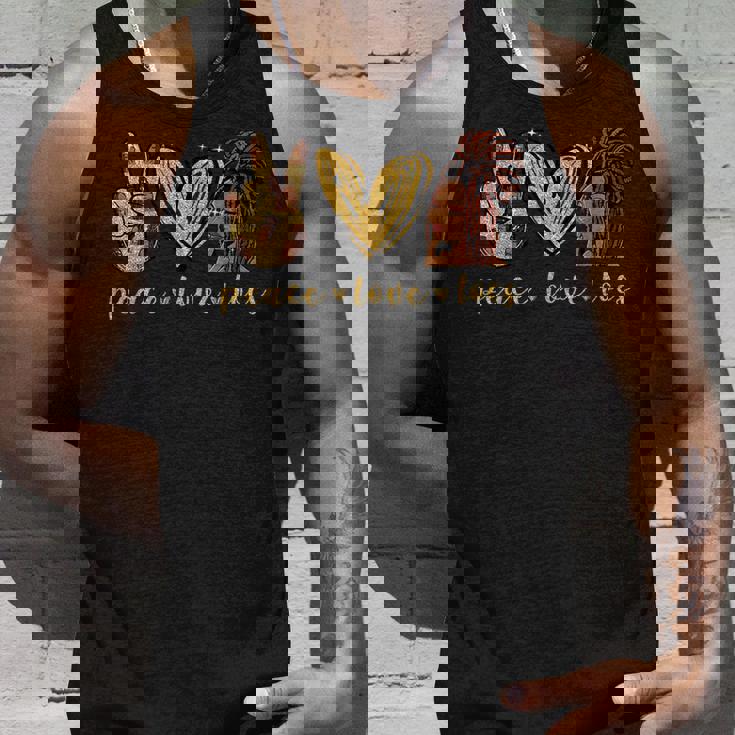 Peace Love Locs Black History Month African Woman Unisex Tank Top Gifts for Him
