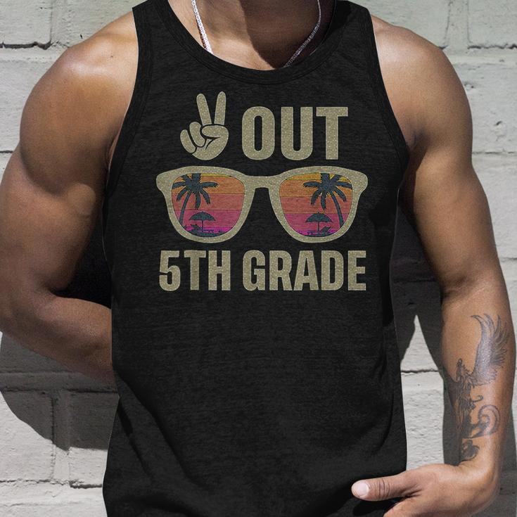 Peace Out 5Th Grade Last Day Of School 5Th Graduation Unisex Tank Top Gifts for Him