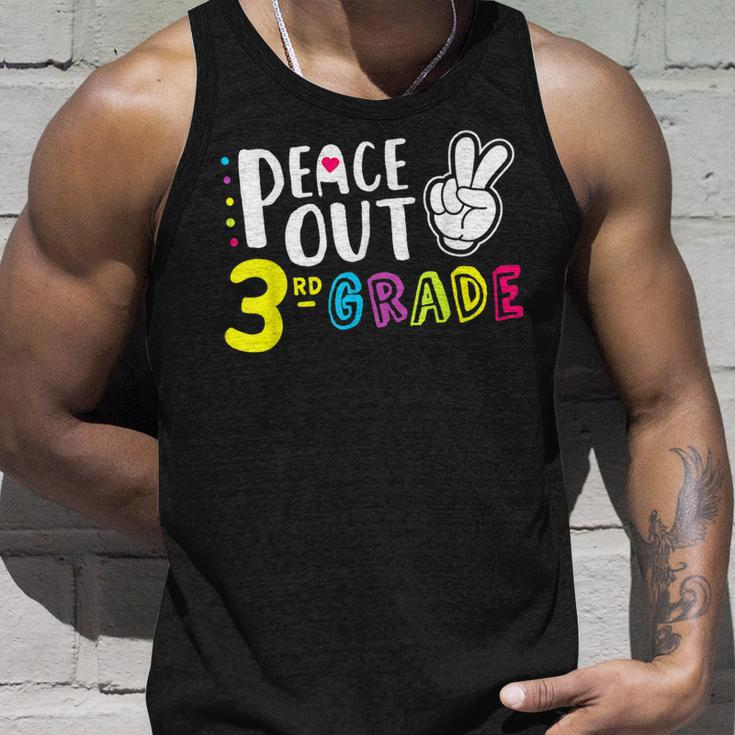 Peace Out Third GradeFunny 3Rd Grade Graduation Unisex Tank Top Gifts for Him