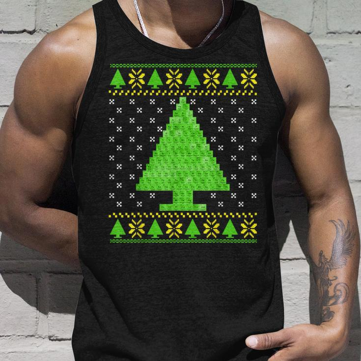 Periodic Table Ugly Christmas Sweater Tank Top Gifts for Him