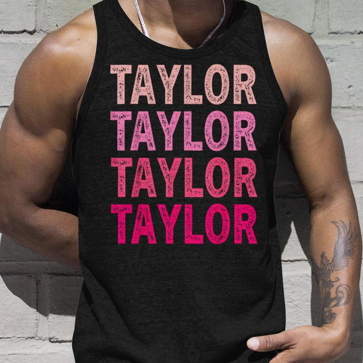 Personalized Name Taylor I Love Taylor Tank Top Gifts for Him