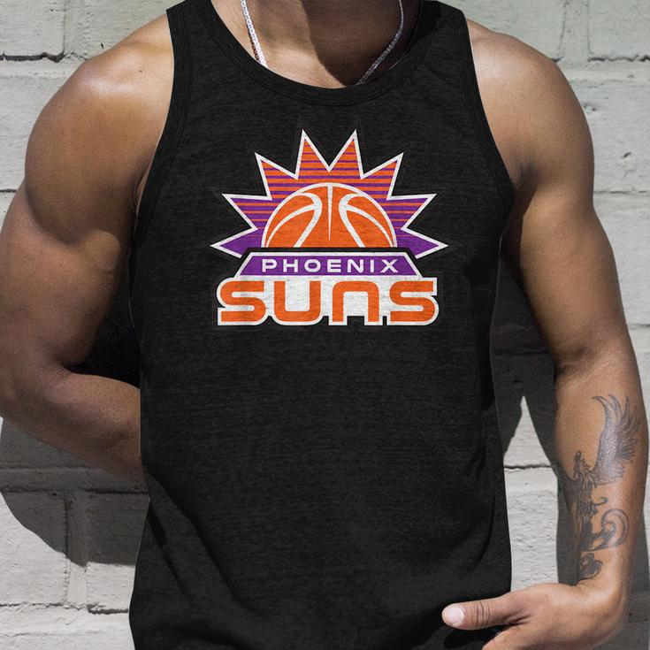 Phoenix Basketball Suns Basketball Ball Shine Basketball Tank Top Gifts for Him