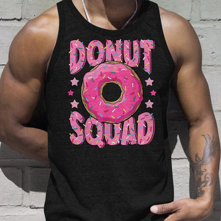 Pink Donut Squad Sprinkles Donut Lover Matching Donut Party Tank Top Gifts for Him