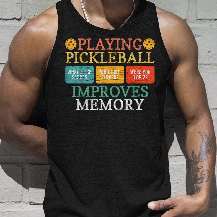 Playing Pickleball Improves Memory Pickleball Retirement Tank Top Gifts for Him