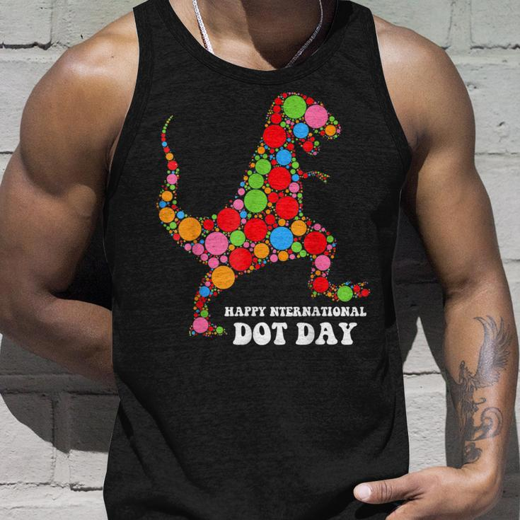 Polka Dot DayRex Dinosaur Lover International Dot Day Tank Top Gifts for Him