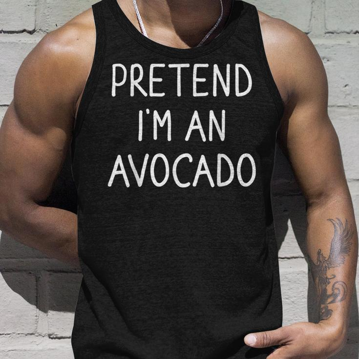 Pretend I'm An Avocado Lazy Easy Diy Halloween Costume Tank Top Gifts for Him