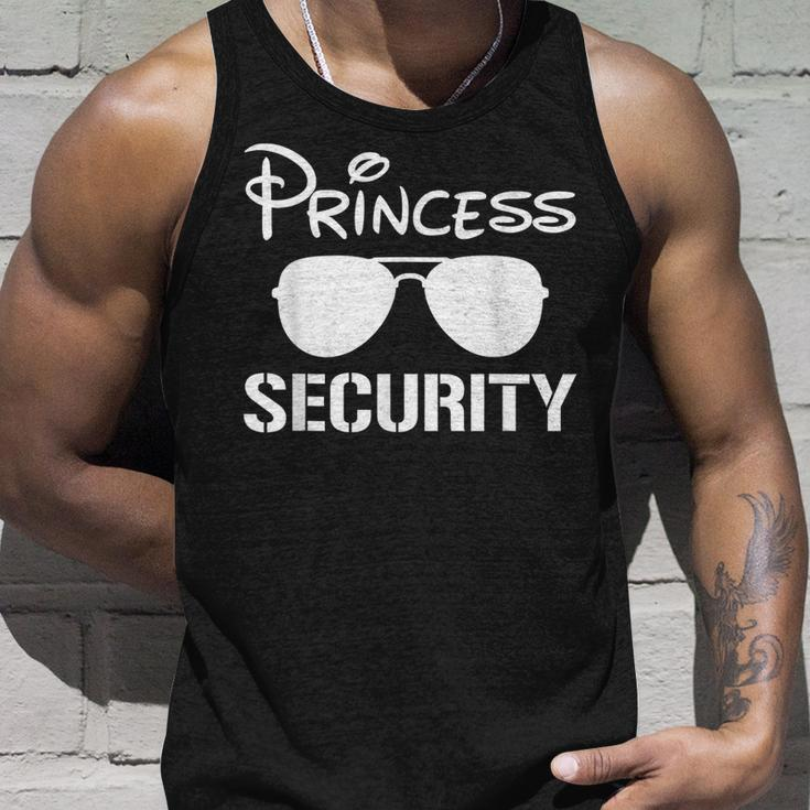Princess Security Funny Birthday Halloween Party Design Unisex Tank Top Gifts for Him