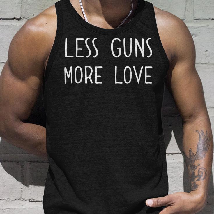 Pro Gun Control Less Guns More Love Gift For Women Unisex Tank Top Gifts for Him Pro Gun Control Less Guns More Love Gift For Women Unisex Tank Top Gifts for Him