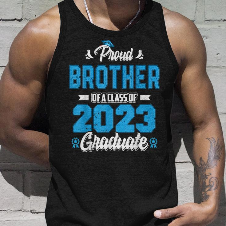 Proud Brother Of A Class Of 2023 Graduate Graduation Men Unisex Tank Top Gifts for Him