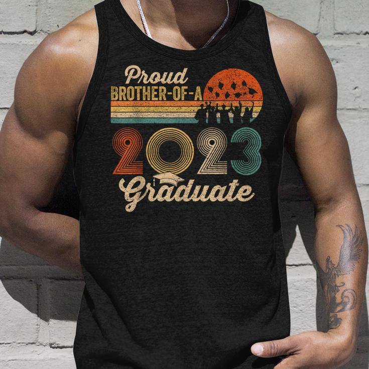 Proud Brother Of A Class Of 2023 Graduate Senior Graduation Unisex Tank Top Gifts for Him