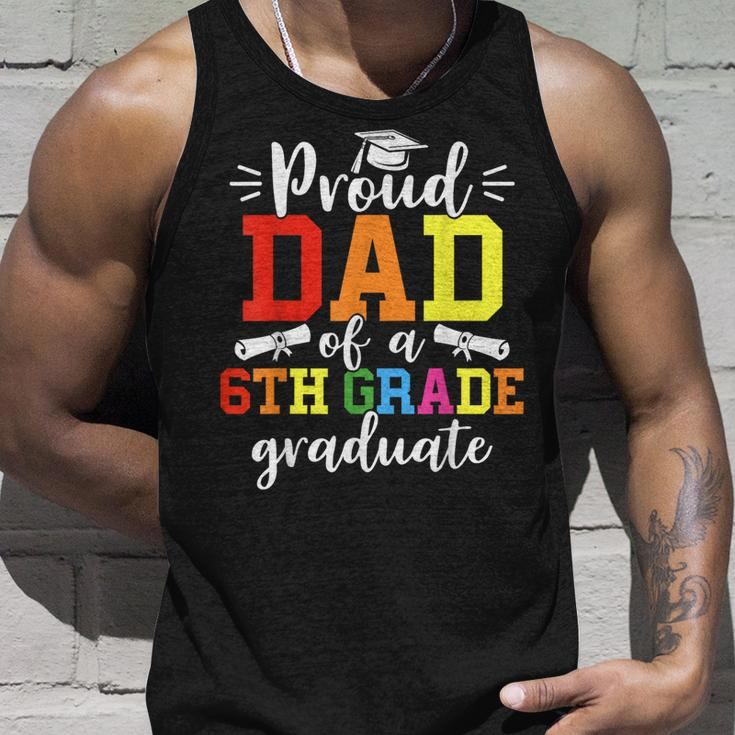 Proud Dad Of A 6Th Grade Graduate Graduation Class Of 2023 Unisex Tank Top Gifts for Him