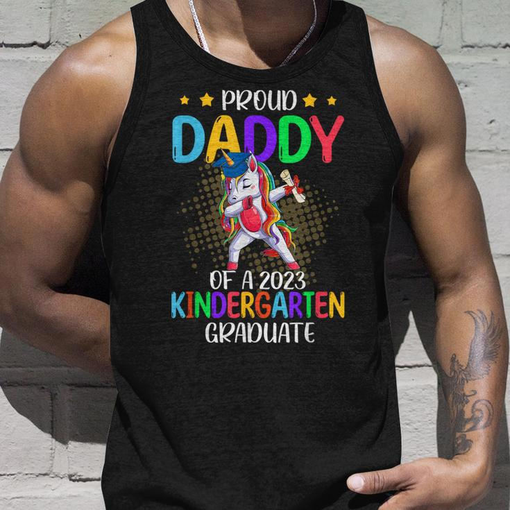 Proud Daddy Of A 2023 Kindergarten Graduate Unicorn Gift Unisex Tank Top Gifts for Him