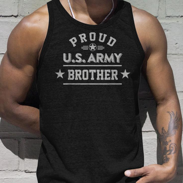 Proud Us Army Brother Light Military Family Unisex Tank Top Gifts for Him